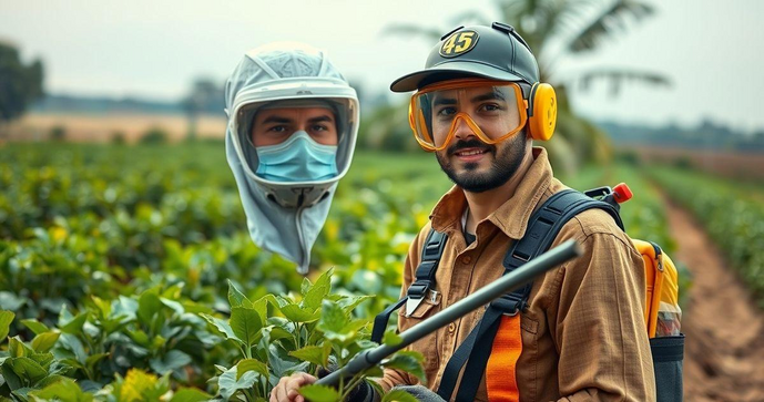 Epi para Aplicação de Agrotóxicos: Segurança e Proteção Eficazes Epi para Aplicação de Agrotóxicos: Segurança e Proteção Eficazes