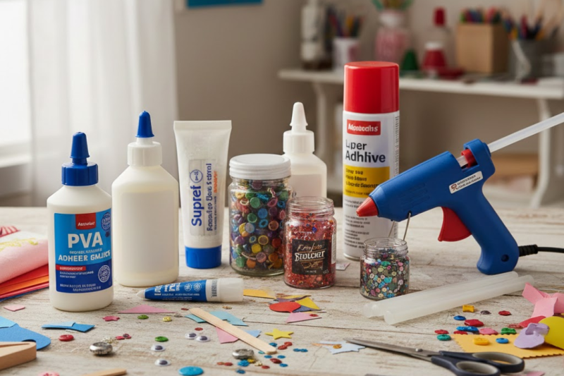 Guia Completo sobre Adesivos e Colas para Projetos Criativos