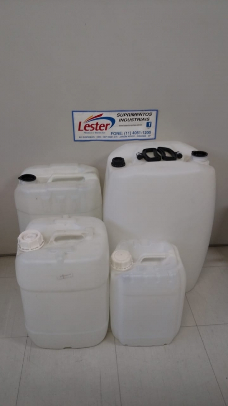 Bombona Plástica Branca Butantã - Bombonas Plásticas para Produtos Químicos