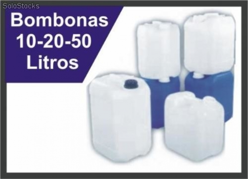 Bombona Plástica com Tampa Removível Água Funda - Bombonas Plásticas para Produtos Químicos