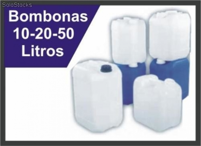 Bombona Plástica com Tampa Removível Parada Inglesa - Bombonas Plásticas Recicladas