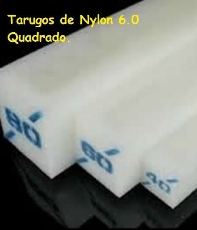 Tarugos Retangulares de Nylon Jardim São Paulo - Tarugo Nylon Universal