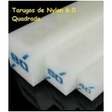 tarugos retangulares de nylon Ibirapuera
